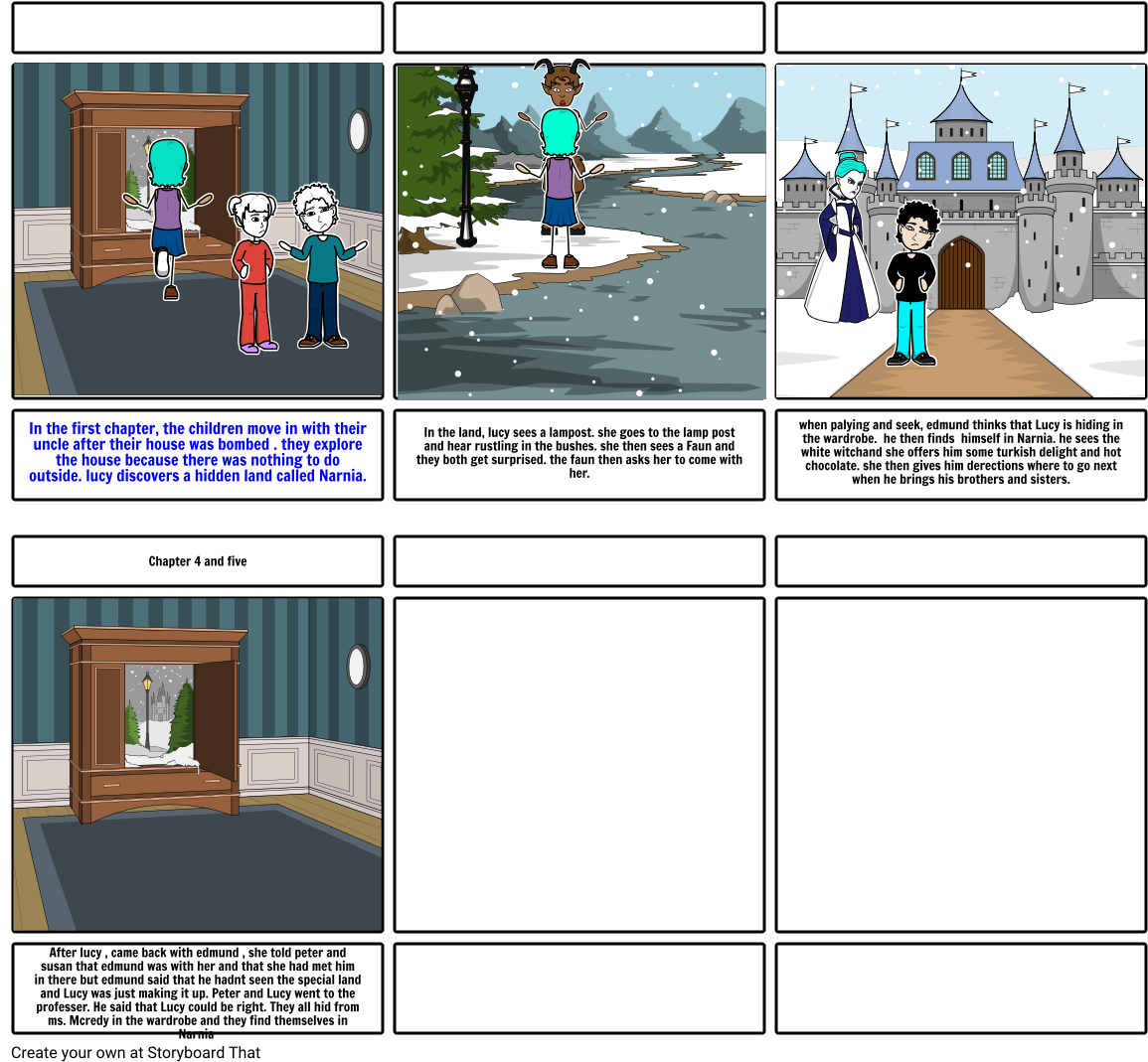 Download The Lion The Witch And The Wardrobe Storyboard