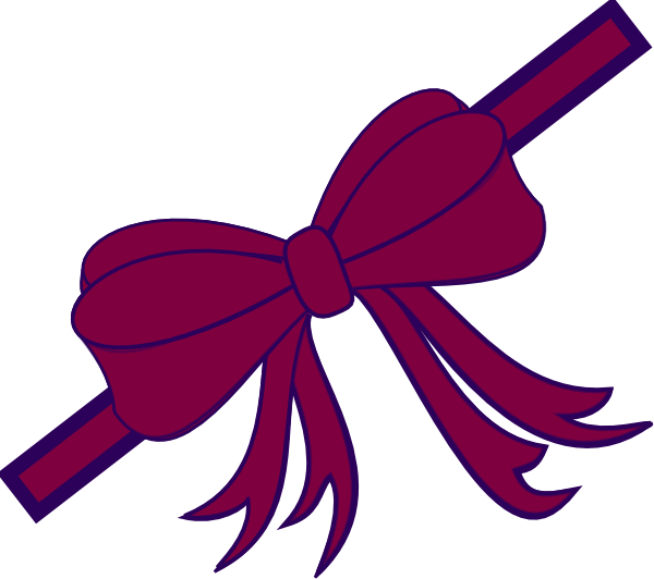 Download Free Download Red Christmas Ribbon Bow Magnets Clipart - Maroon Bow  Clipart PNG Image with No Background 