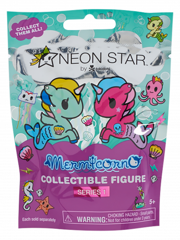 Neon Star By Tokidoki Mermicorno Collectible Figures - Tokidoki Die-cut ...