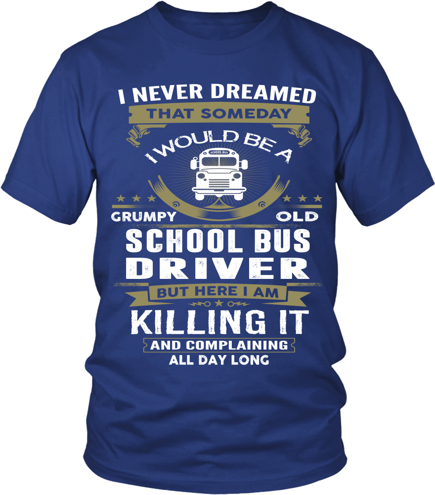 Grumpy Old School Bus - Rick And Morty And Breaking Bad Shirt - Free 