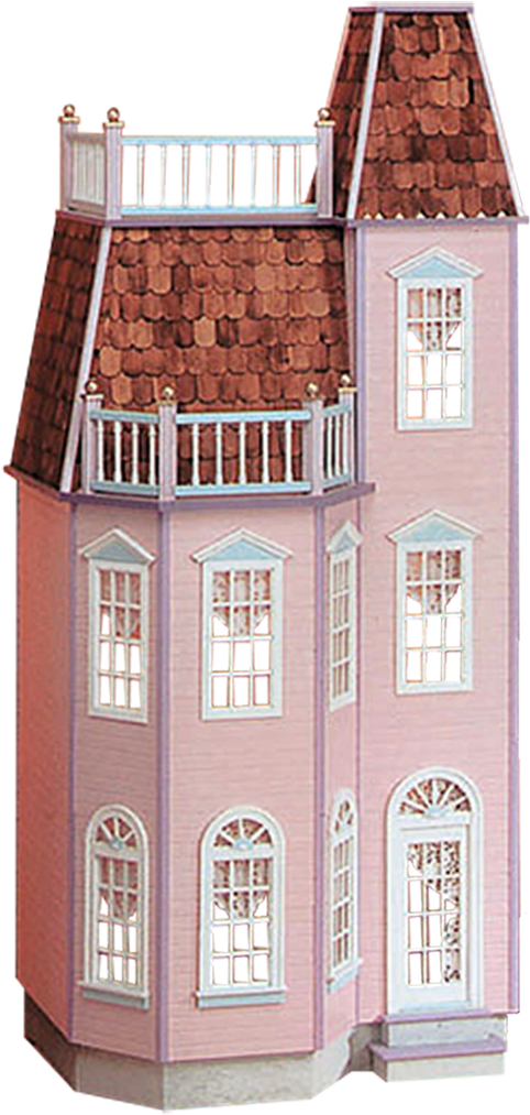 Download Playscale Victorian Town House Dollhouse Kit Real Good Toys Playscale Victorian Townhouse Dollhouse Png Image With No Background Pngkey Com