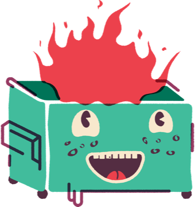 Download Jubilant Dumpster Fire - Dumpster Fire Clip Art PNG Image with ...