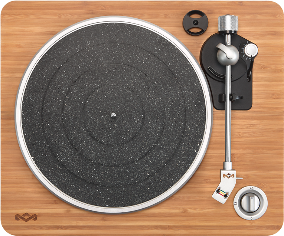 Stir It Up Turntable - House Of Marley Stir It Up Turntable (signature Black) (1100x1100), Png Download