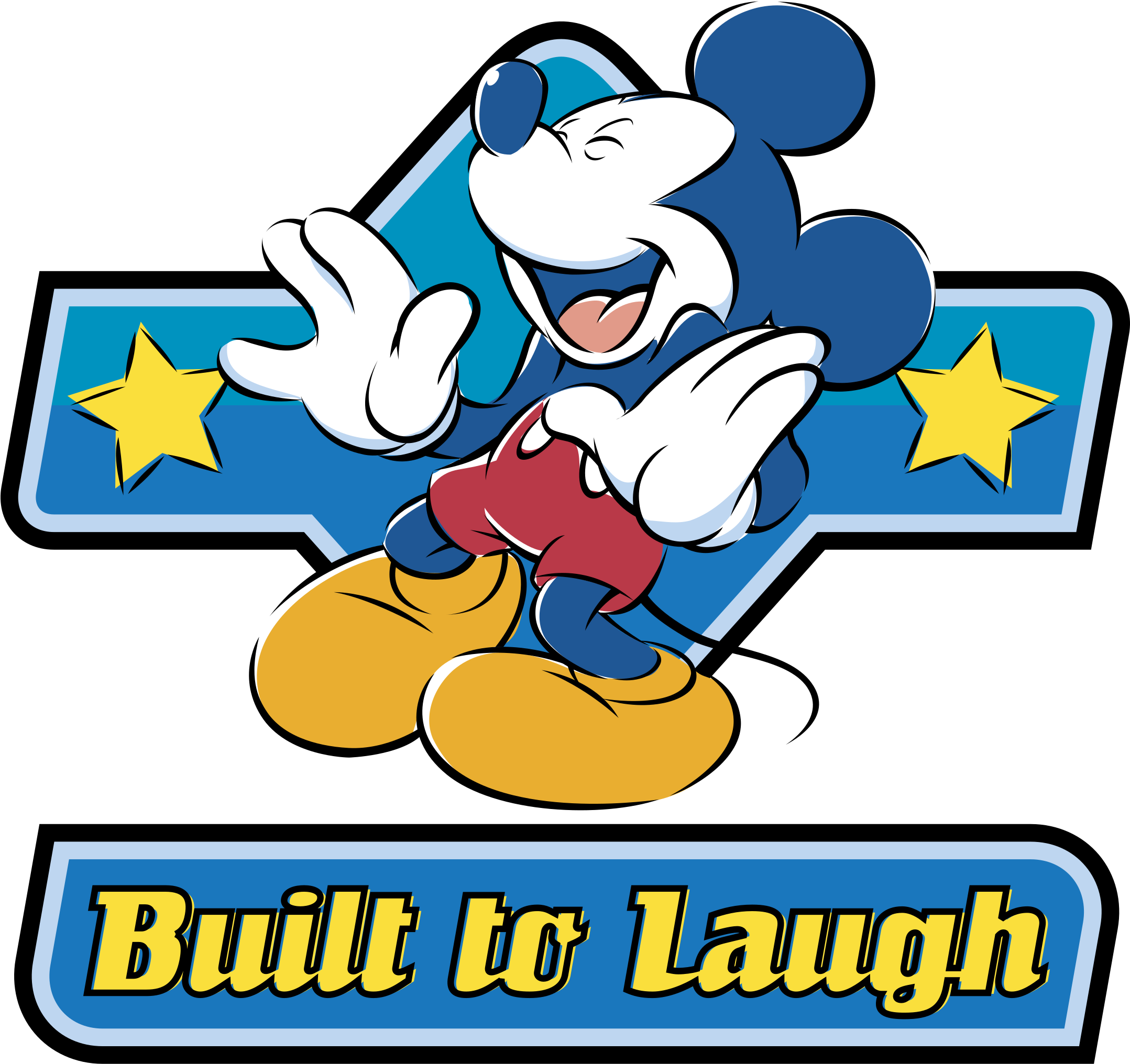 Mickey Mouse Logo Png Transparent - Vector De Mickey Mouse Blue - Free ...