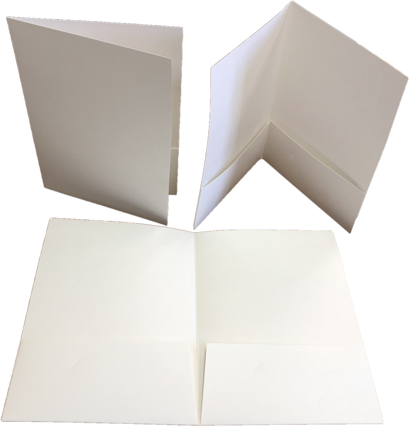 Download 9×12 12pt C1s Blank/white Presentation Folders PNG Image with ...