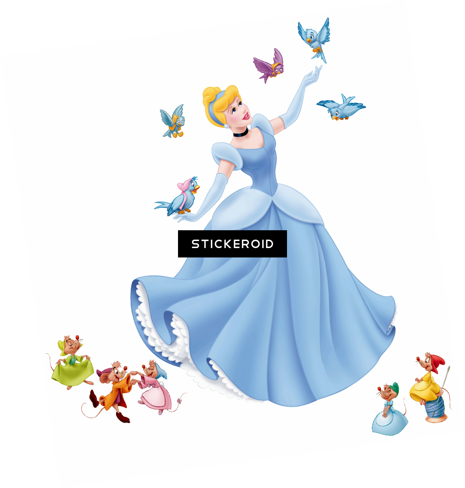 Download Cinderella - Clip Art Cinderella Mice PNG Image with No ...