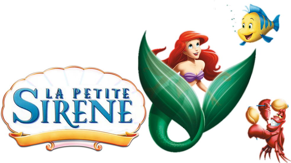 The Little Mermaid Image - Transparent Little Mermaid Png - Free ...