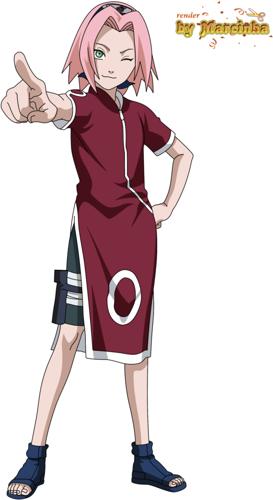 Haruno Sakura Png - Sakura Haruno Genin Render - Free Transparent PNG ...