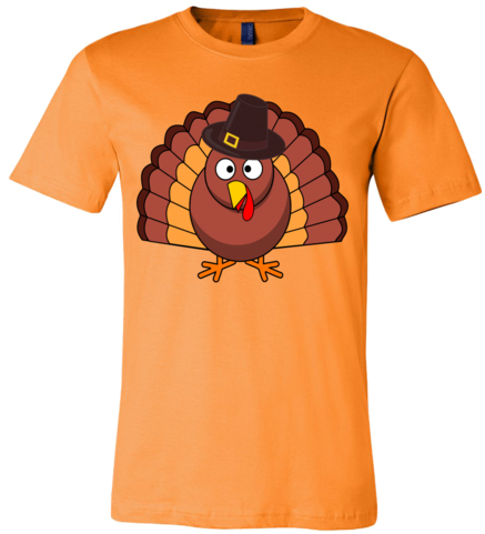 Download Turkey With Pilgrim Hat T-shirt - Happy Thanksgiving We Are ...