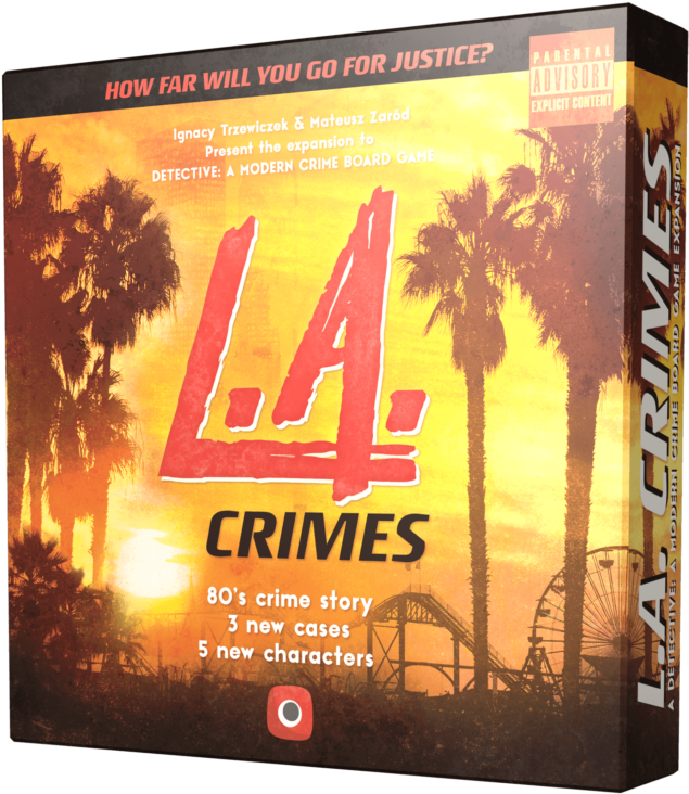 Detective - L - A - Crimes - Board Game - Free Transparent PNG Download ...