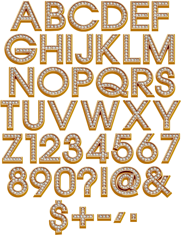 download-shine-font-bling-letters-png-png-image-with-no-background-pngkey