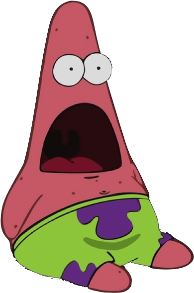 Download Surprised Patrick Meme 08 - Patrick Star Transparent PNG Image ...