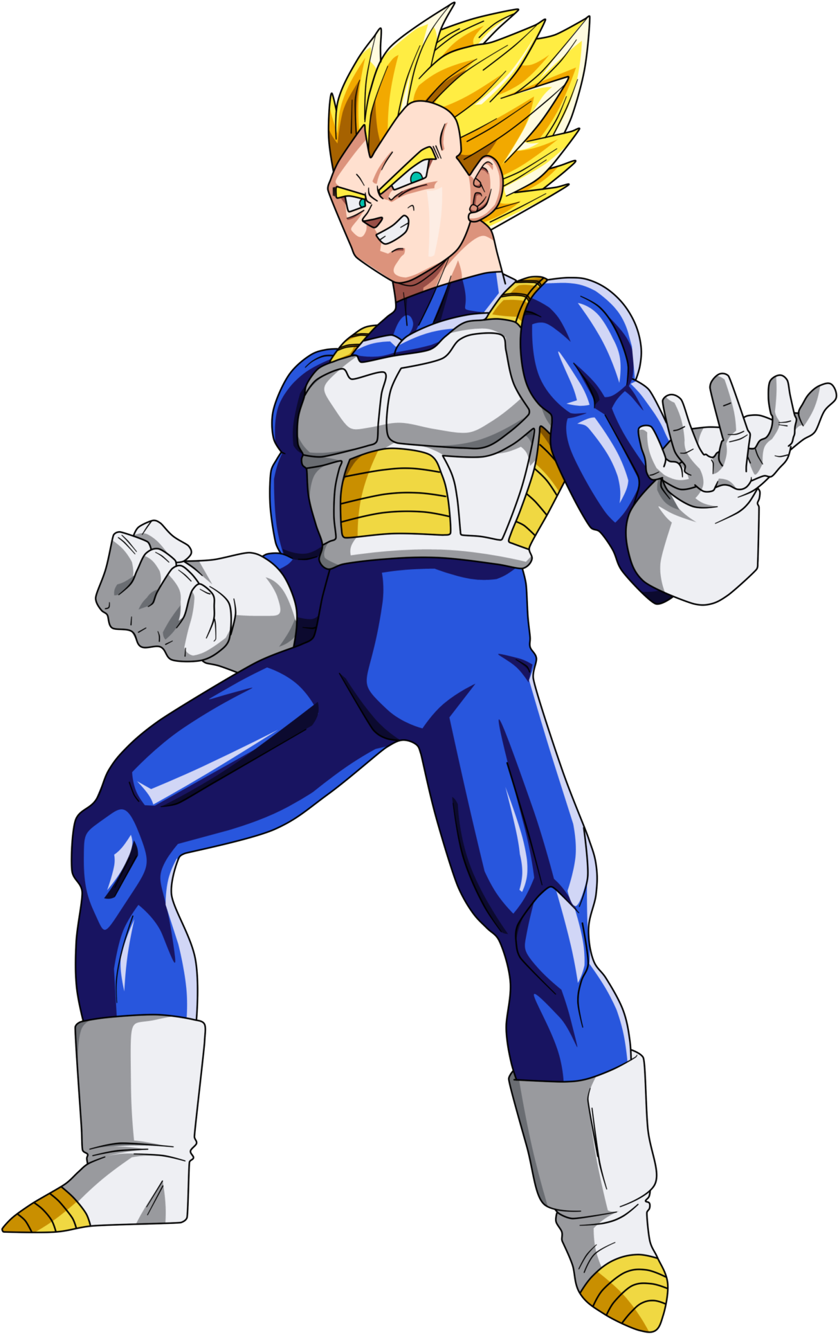 Vegeta # (SSJ) transparent background PNG clipart