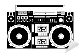 Boombox Png For Kids - 80s Boombox Vector - Free Transparent PNG ...