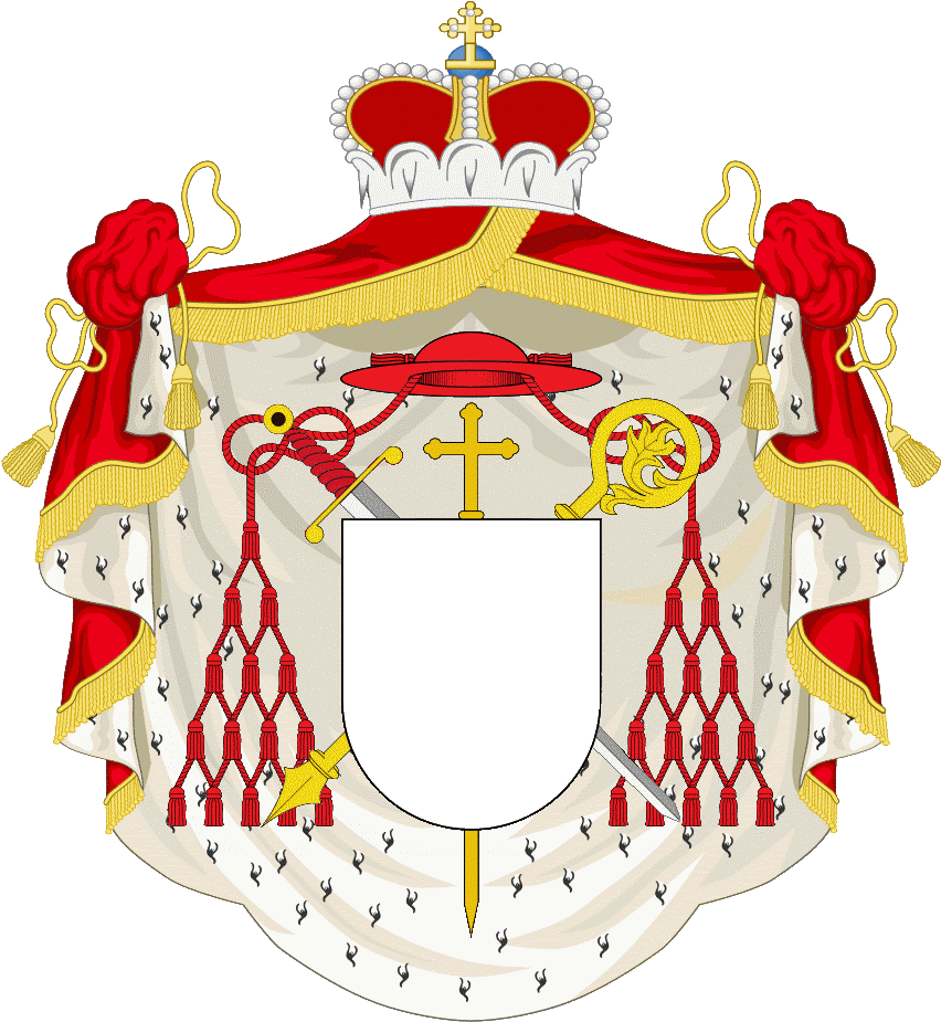 Download 02 Coa Cardinal Prince-bishop - Sweden Coat Of Arms Png PNG ...