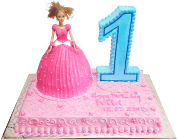 Download Special Doll Cake Barbie Doll 1 5 Kg Cake Png Image With No Background Pngkey Com
