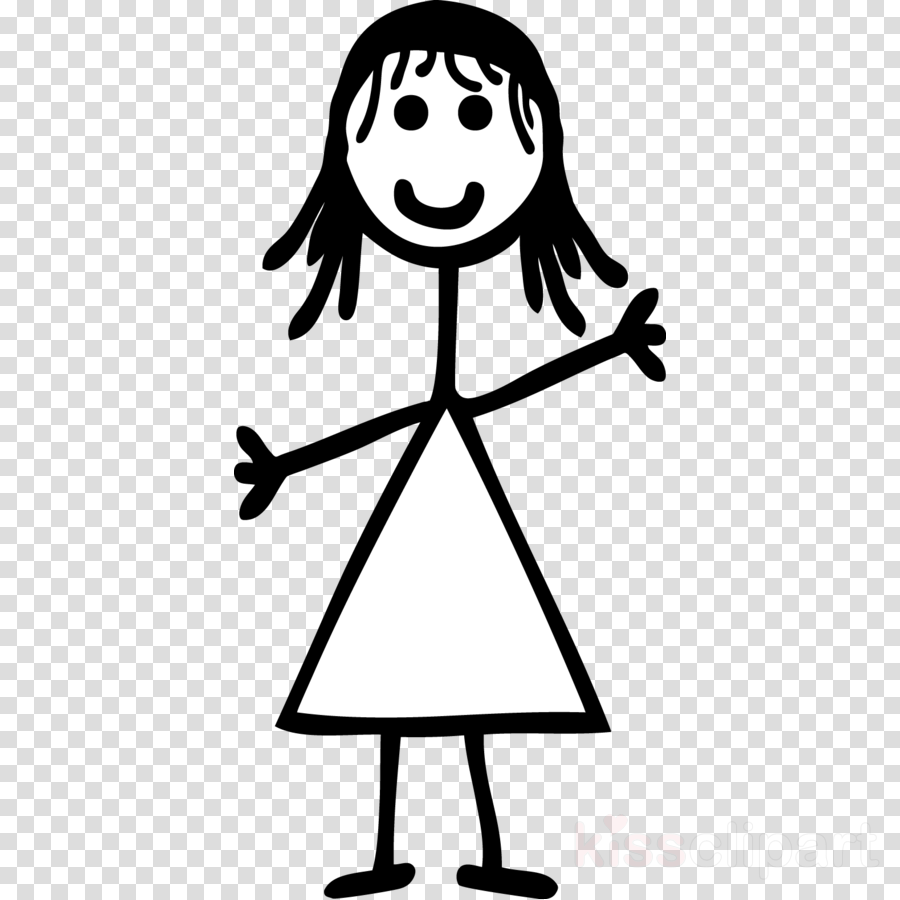 Download Female Stick Figure Png Clipart Stick Figure - Girl Stick ...