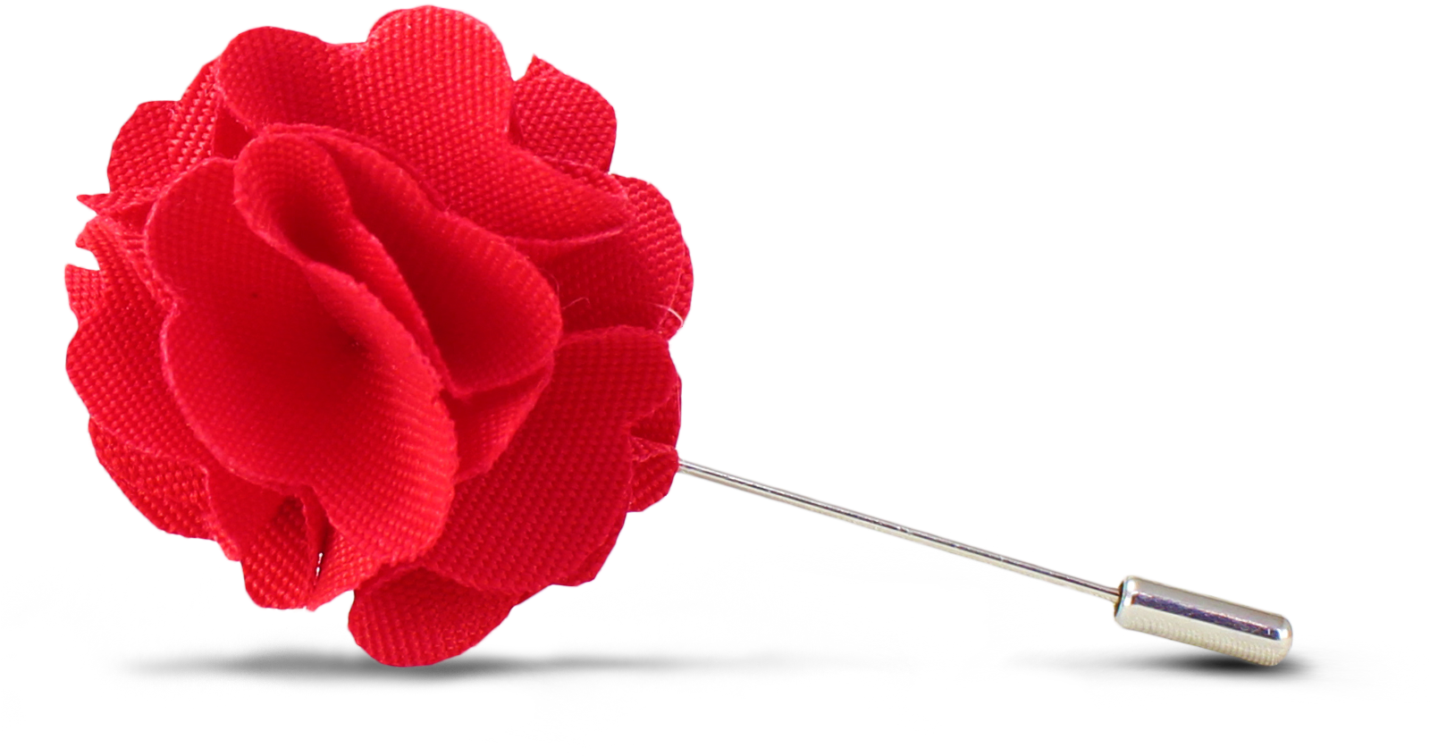 Red Solid Lapel Flower - Red (1599x1599), Png Download