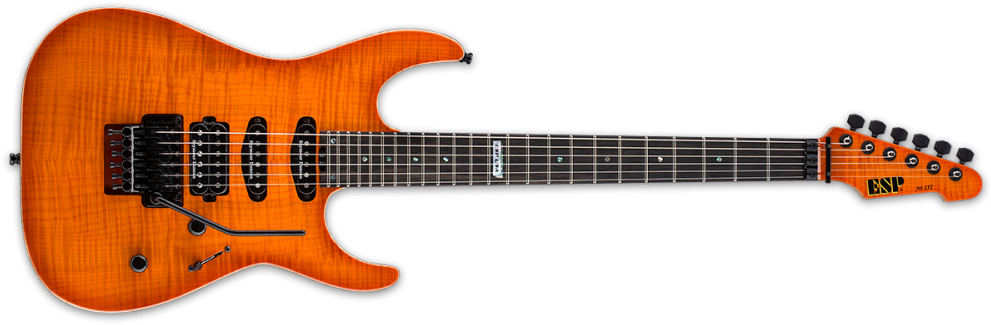 Download Esp Usa M Iii Cprsb Duncan Esp Usa M Iii Electric Guitar Copper Sunburst Png Image