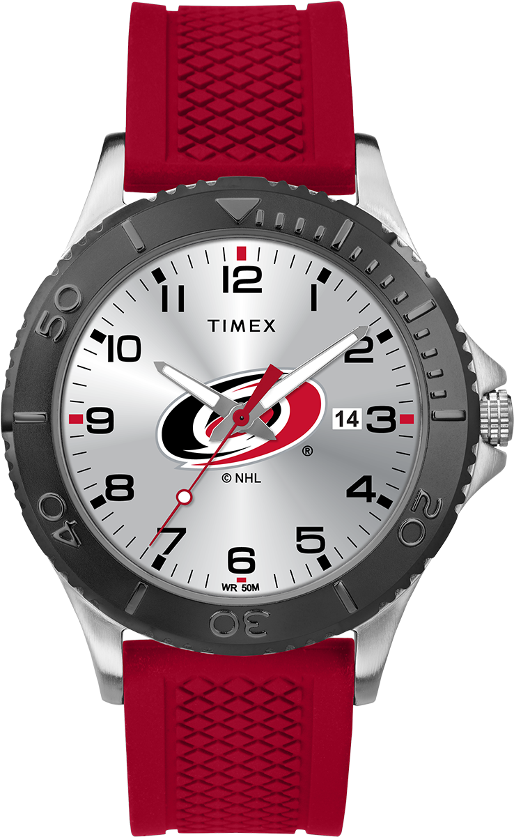 Gamer Red Carolina Hurricanes Large - Timex Men's Quartz Watch With ...