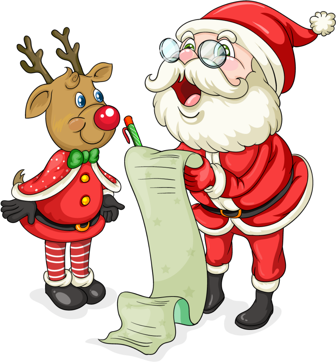 Father Christmas Png Image Download - Kerst En Nieuwjaarskaarten 2019 (1172x1280), Png Download