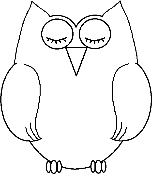 Download Svg Transparent Black And White Owl Clipart
