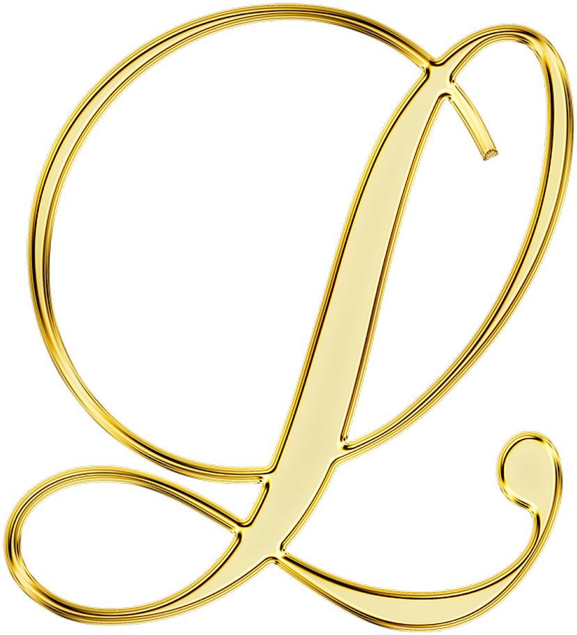 L Clipart Initial Gold Letter L Png, Transparent Png Transparent Png ...