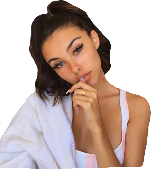 Download Madison Sticker - Madison Beer Selfie Freckles PNG Image with ...