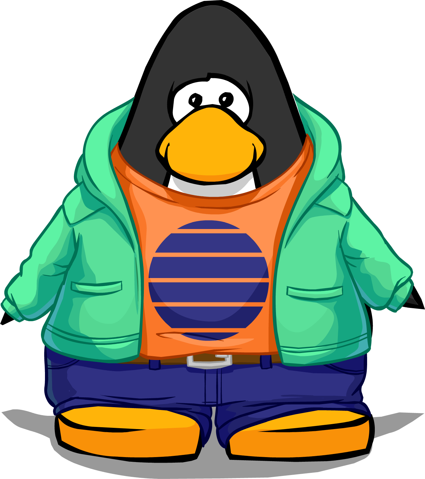 Download Antarctic Sun Outfit On A Player Card - Club Penguin Png ...