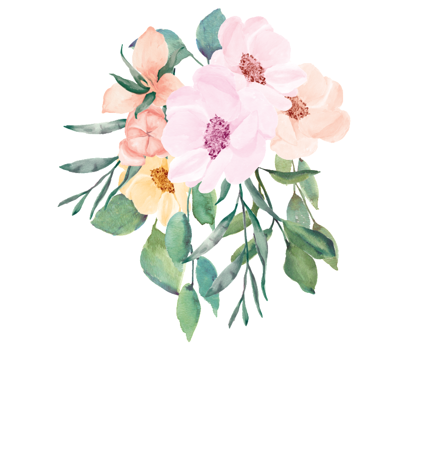 Pink Flowers Watercolor Hand Painted Transparent - Clip Art - Free ...
