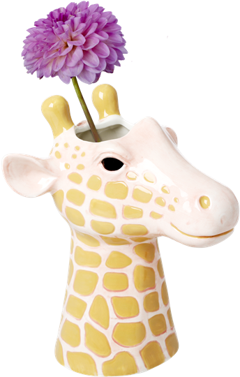 Download Ceramic Vase In Giraffe Head Shape - Rice Vase Keramik Klein ...