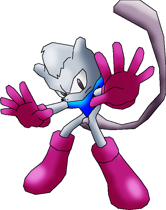 Humanized Mewtwo - Mewtwo As A Sonic Character - Free Transparent PNG ...