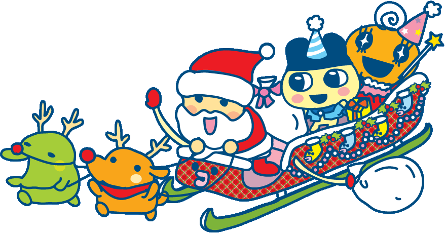 Tamagotchi Xmas - Png - Tamagotchi Tama-go With Memetchi Gotchi Figure ...