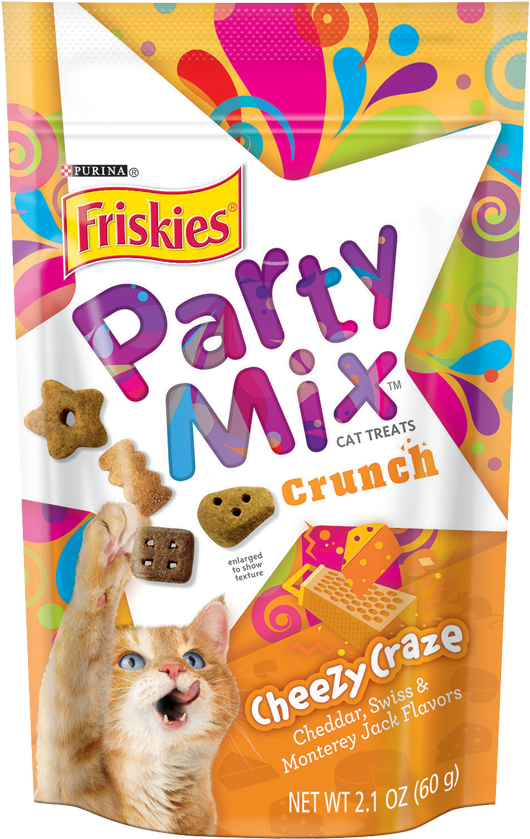 friskies cat treats party mix