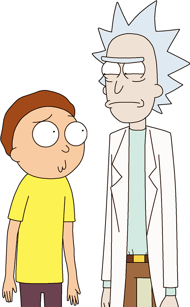 Download Rick And Morty - Rick And Morty Together PNG Image with No ...