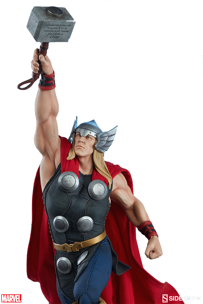 Sideshow Marvel Thor Avengers Assemble Statue Toyslife - Cartoon Marvel ...