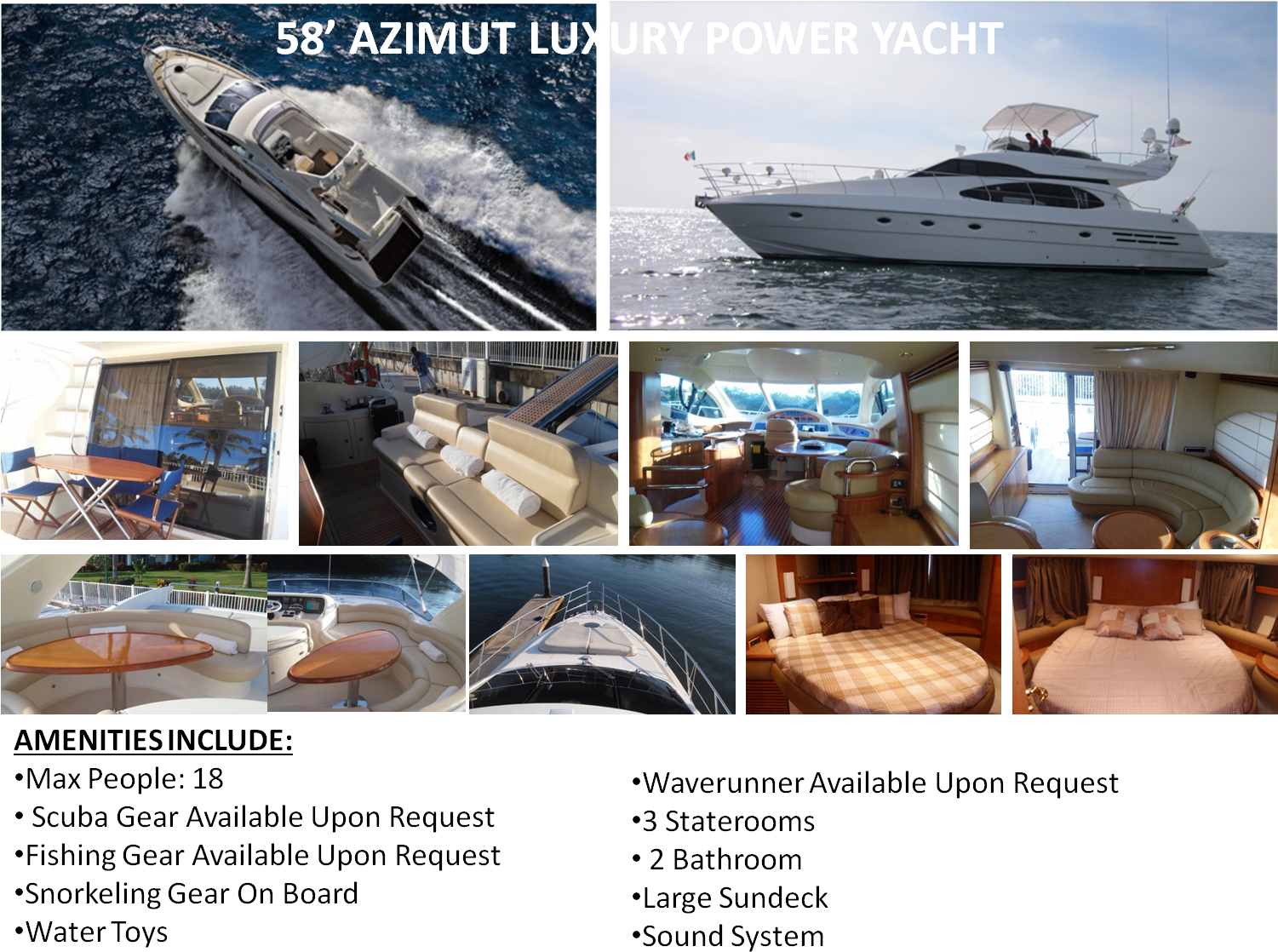 58' Azimut Luxury Power Yacht - Azimut (1510x1140), Png Download
