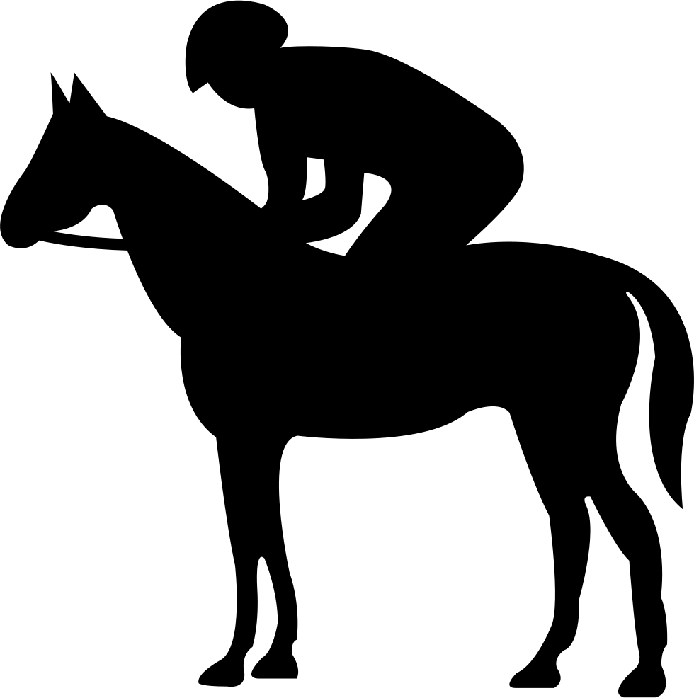 Download Download Quiet Horse With Jockey Silhouette Svg Png Icon Free Silueta De Jinete Con Caballo Png Image With No Background Pngkey Com