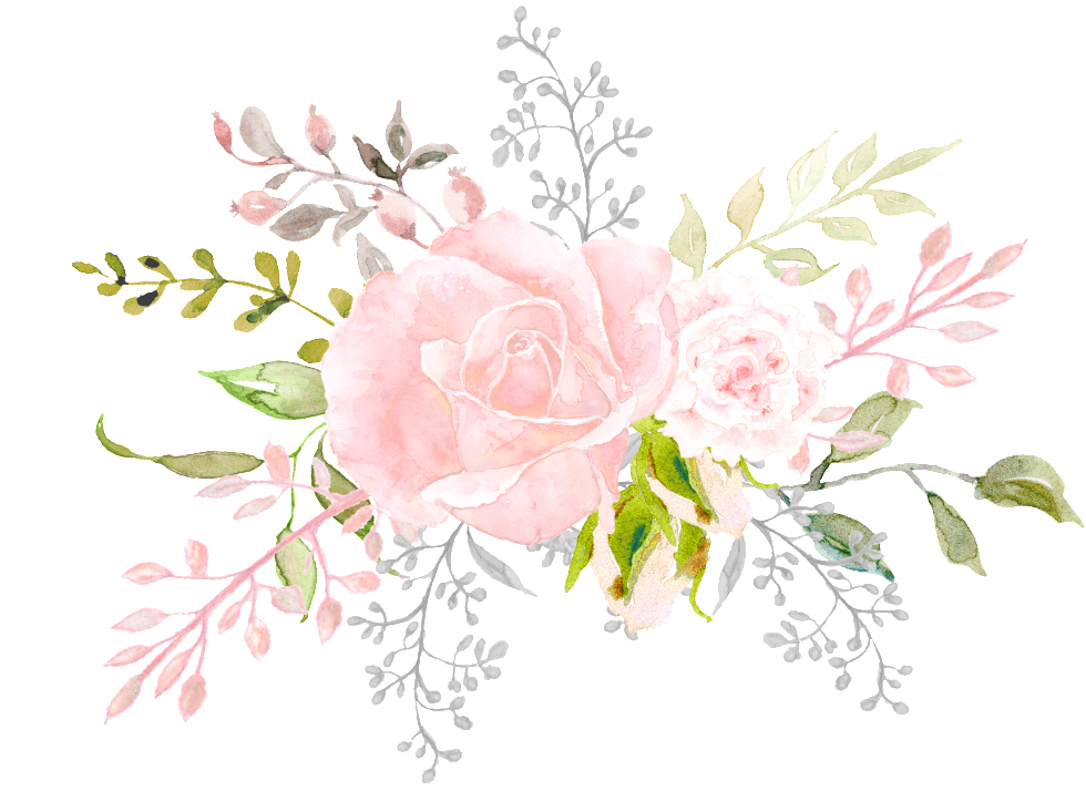 Hand Painted Pale Pink Flower Png Transparent - Portable Network