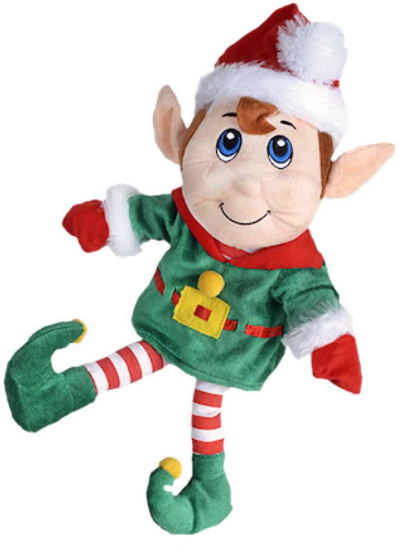 Download Jingle The Christmas Elf Singing Jingle Bells - Elf Teddy PNG ...