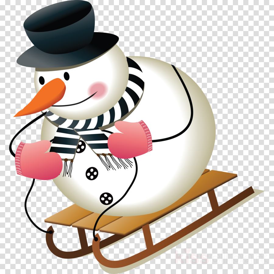 Download Cute Snowman Clipart Snowman Clip Art Snowman On A Sled Clip Art Png Image With No Background Pngkey Com