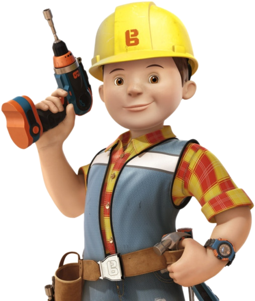 Posted By Kaylor Blakley At - Bob The Builder Drill - Free Transparent ...