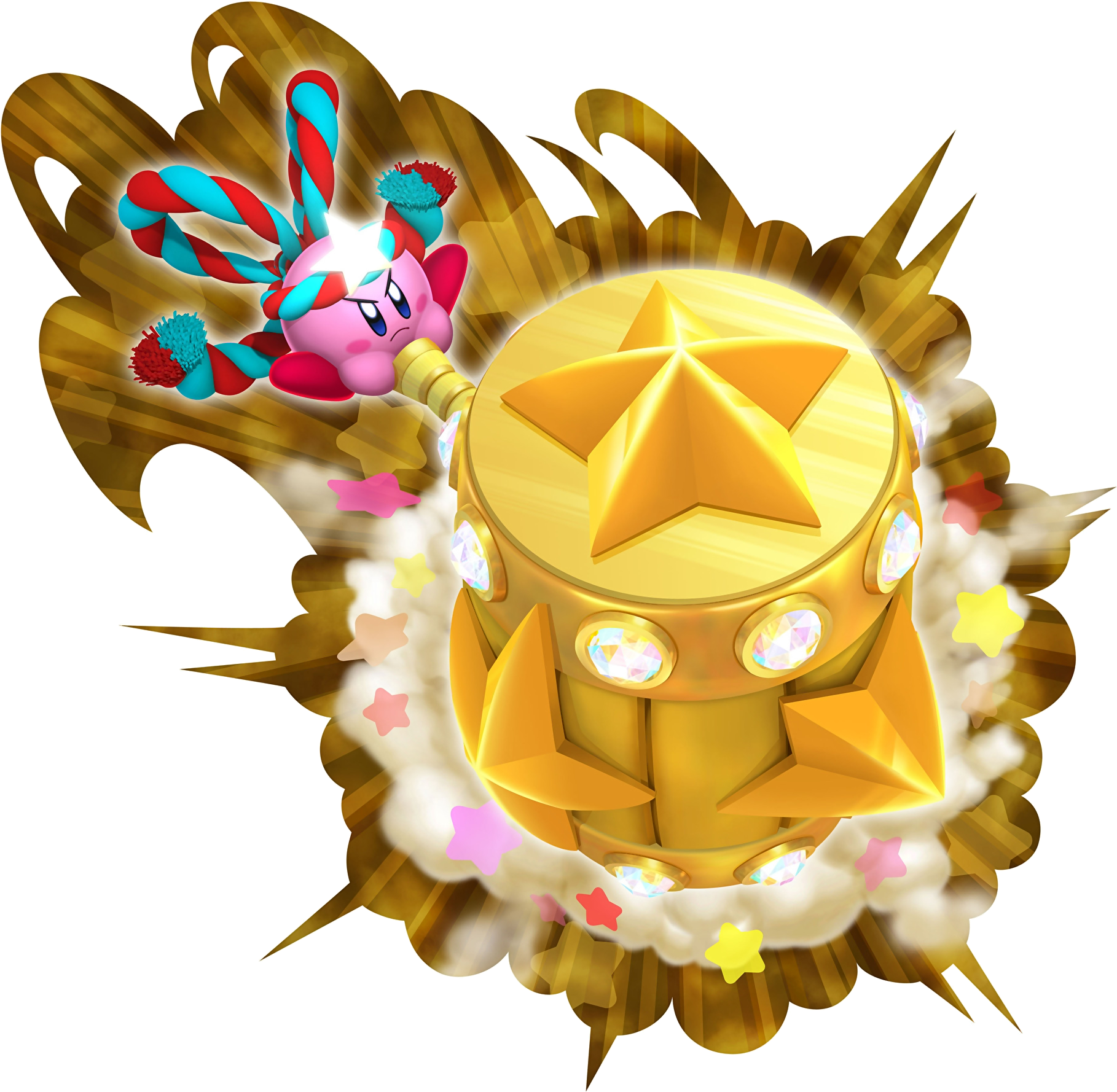 Download Grand Hammer - Kirby's Return To Dreamland Super Abilities PNG  Image with No Background 