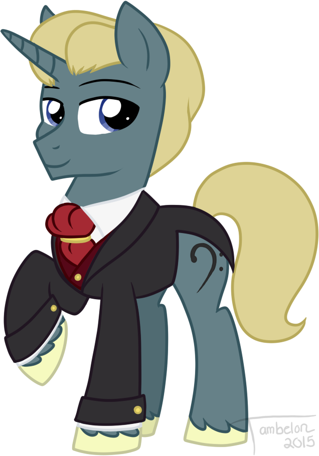 Tambelon, Clothes, Hearts And Hooves Day, Male, Oc, - Cartoon (636x910), Png Download