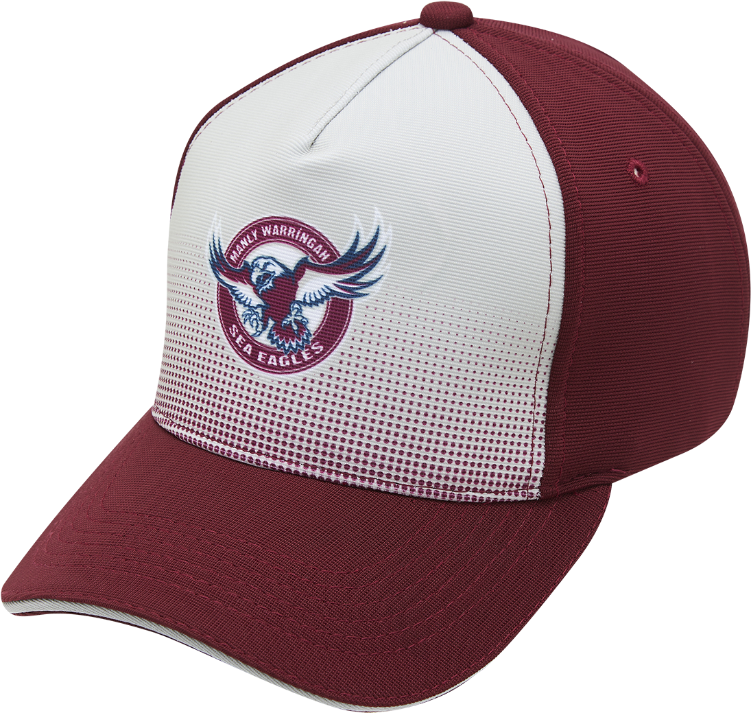 Download Manly Sea Eagles Nrl Team Coloured Logo Adult Curve - Manly ...