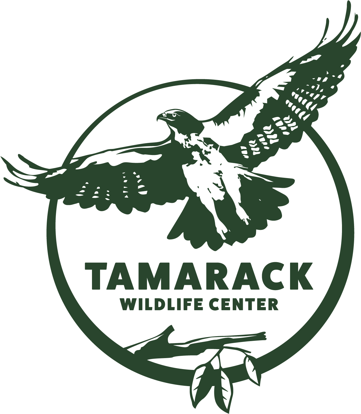 Tamarack Wildlife Center - Wildlife Rehabilitation Logo (1500x1500), Png Download