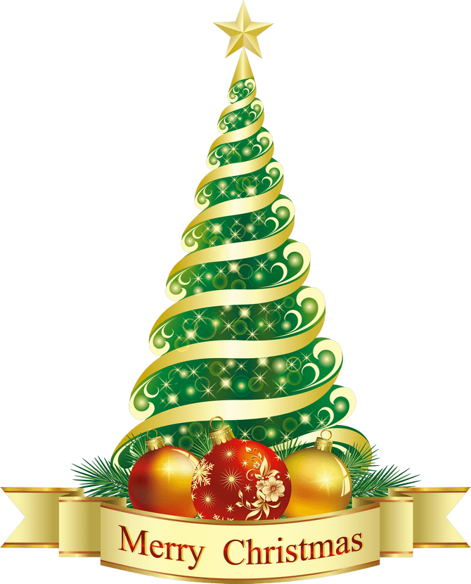 Download Merry Christmas With Christmas Tree Png Image With No Background Pngkey Com