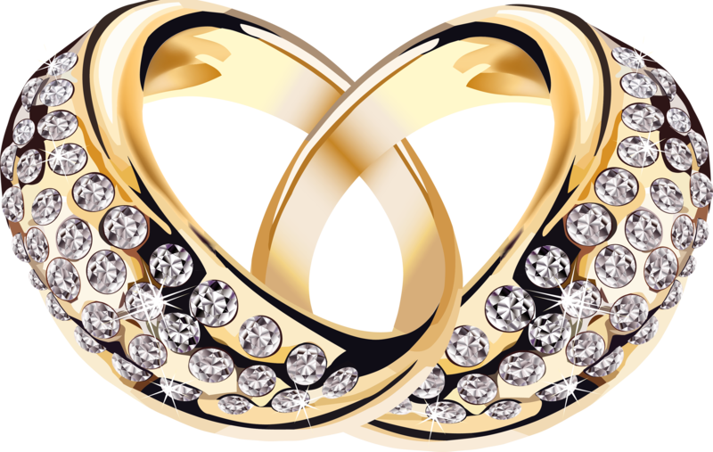 Wedding Ring Transparent Image - Golden Wedding Ring Png - Free ...