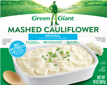 Download Cauliflower Mashed Potatoes Green Giant PNG Image with No ...