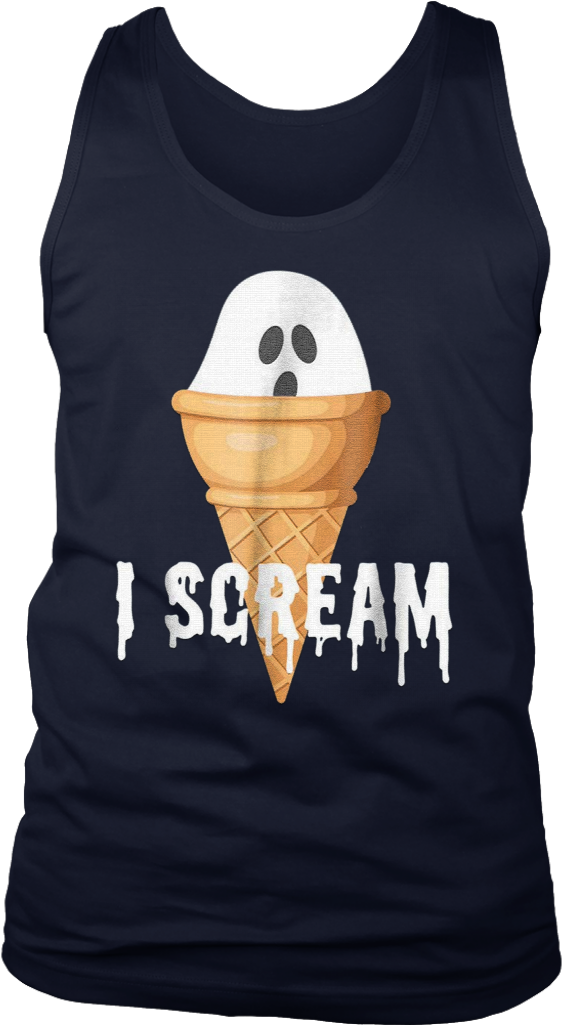 Download Ice Cream Halloween Costume Funny I Scream Ghost Pun - Shirt ...